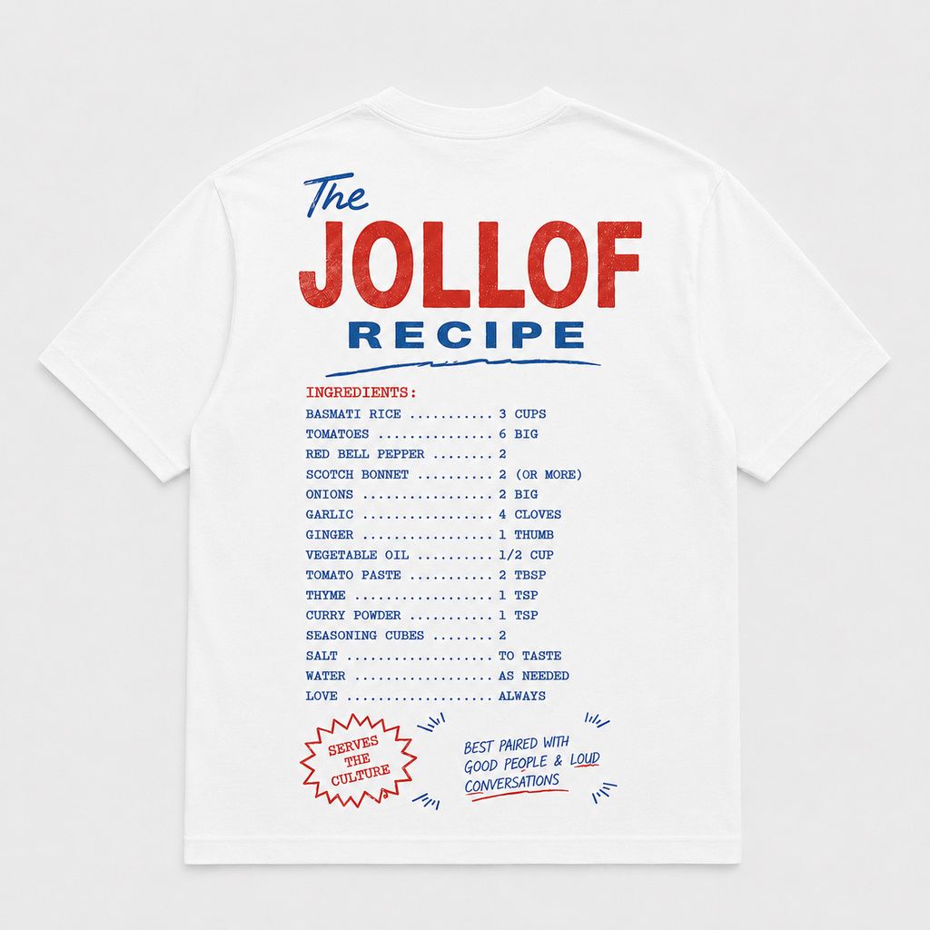 The Jollof Recipe T-shirt